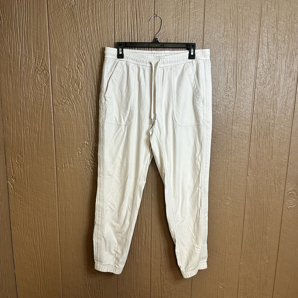Athleta Farallon Weekender Pant Sz 8 Magnolia White Athletic Loungewear Stretch